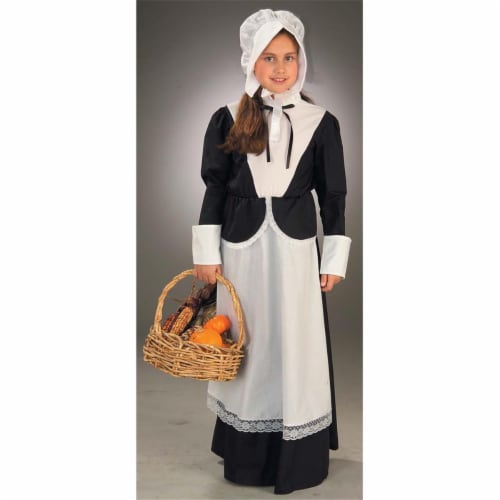Costumes For All Occasions Fm59579Sm Pilgrim Girl Child Sm Perspective: front