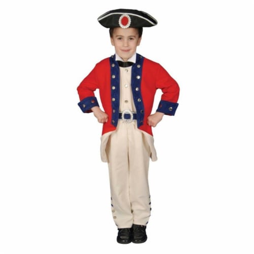 Costumes For All Occasions Up294Md Colonial Soldier Child 8 To 10 Perspective: front