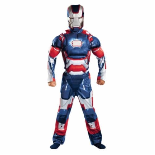 MorrisCostumes DG55658G Iron Patriot Classc Muscle 10-12 Perspective: front