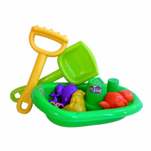 Sunshine Trading BP-91 Boat Sand Toy - 6 Piece Set Perspective: front