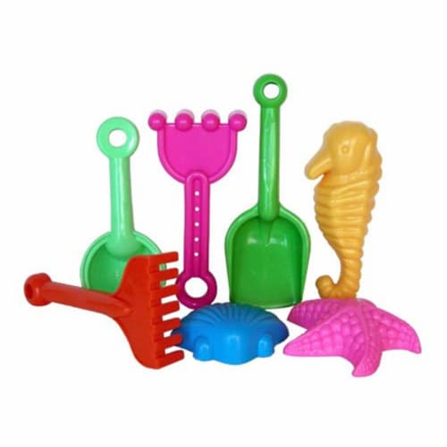 Sunshine Trading BT-22 Tool Sand Toy - 7 Piece Set Perspective: front