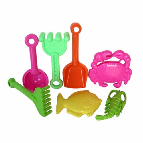 Sunshine Trading BT-23 Tool Sand Toy - 7 Piece Set Perspective: front