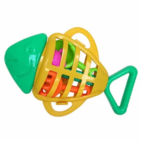 Sunshine Trading SB-38 Fish Sand Toy - 7 Piece Set Perspective: front
