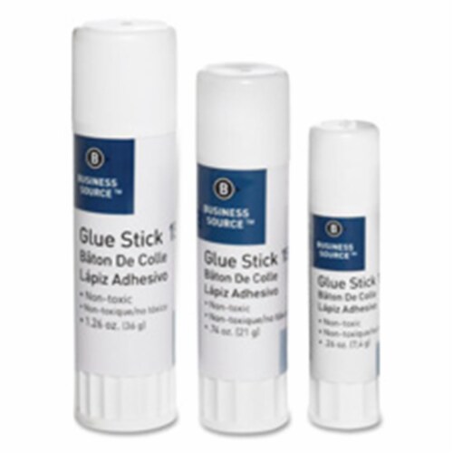Business Source Glue Stick - 1.26 oz - 1 Each - White