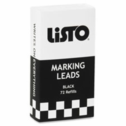 Listo Marking Pencil Refills - Black - 72 / Box Listo Marking Pencil Refills - Black - 72 / Box