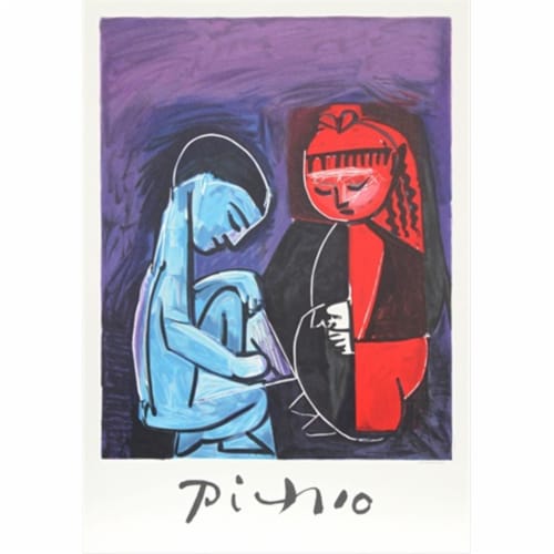 Pablo Picasso 2031 Deux Enfants Claude et Paloma- Lithograph Pablo Picasso 2031 Deux Enfants Claude et Paloma- Lithograph