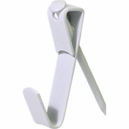 Hillman Fasteners 122305 6 Pack- White Deluxe Picture Hanger - Pack Of 10 Perspective: front