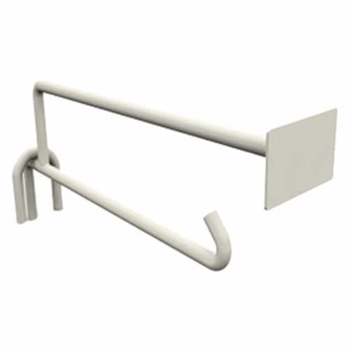Lozier Store Fixtures HMA1441 WHT 10 in. Hook Divider With A Bin Tag Holder - White - Pack Of Perspective: front