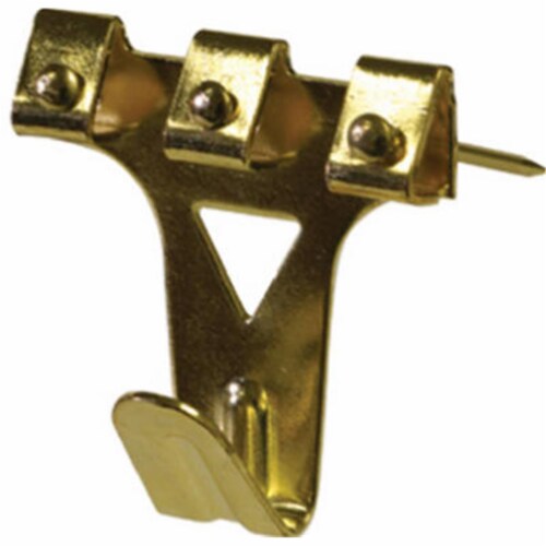 Hillman Fasteners 122196 Brass Plated Picture Pro-Hanger- 2 Pack Perspective: front