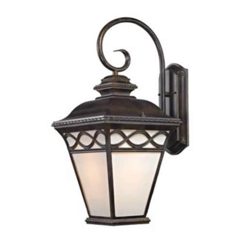 Mendham 1-Light Outdoor Sconce in Hazelnut Bronze Perspective: front