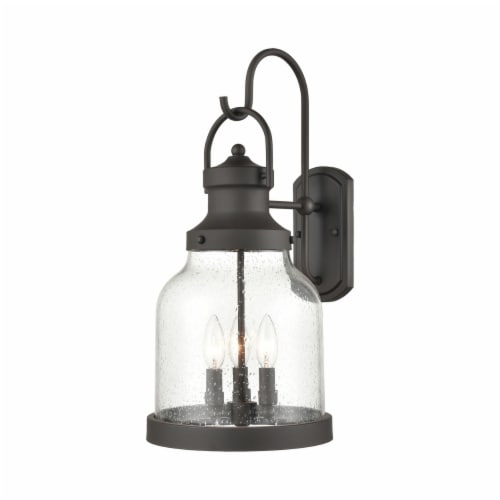 Renford 22'' High 3-Light Outdoor Sconce - Architectural Bronze Perspective: front