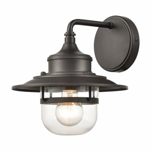 Renninger 10'' High 1-Light Outdoor Sconce - Oil Rubbed Bronze Perspective: front