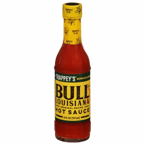 Trappey's Bull Louisiana Hot Sauce Perspective: front