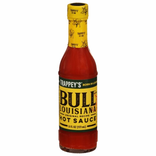 Trappey's Bull Louisiana Hot Sauce Perspective: front