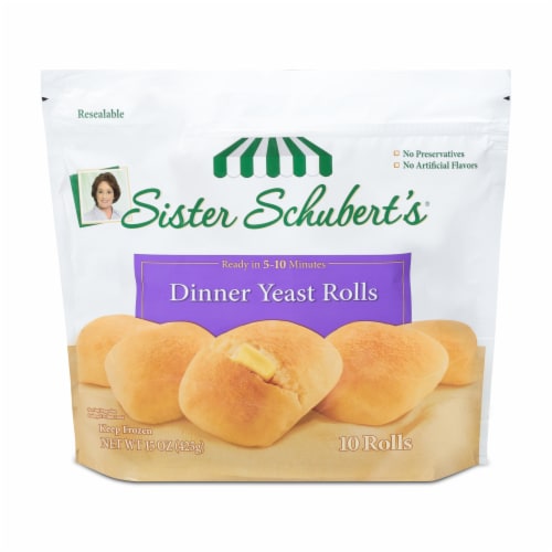 Sister Schubert's Frozen Dinner Yeast Rolls Perspective: front