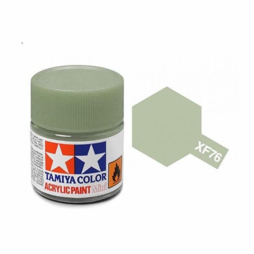 Tamiya Paint TAM81776 Tamiya Acrylic Mini XF-76 IJN Gray Green, 1