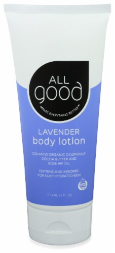 All Good Lavender Organic Body Lotion Perspective: front