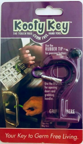 Kooty Key Hand Free/Germ Free Hand Tool Perspective: front
