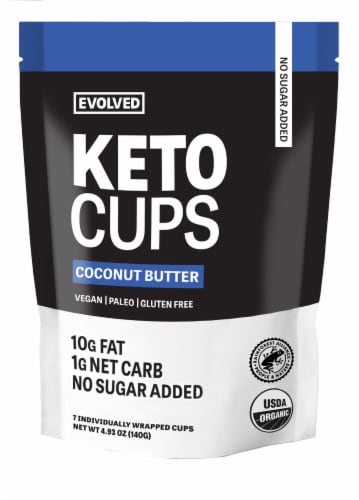 EatingEvolved Original Keto Cups Perspective: front