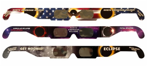 Classic Impressions Solar Eclipser Paper Glasses Perspective: front