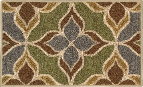 Oriental Weavers Carlisle Mosaic Accent Rug - Green Perspective: front