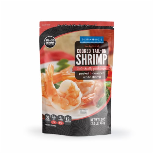 Seamazz Cooked Tail On White Shrimp 32 Oz Kroger