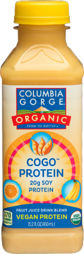 Columbia Gorge Organic Protein CoGo Juice Drink Perspective: front