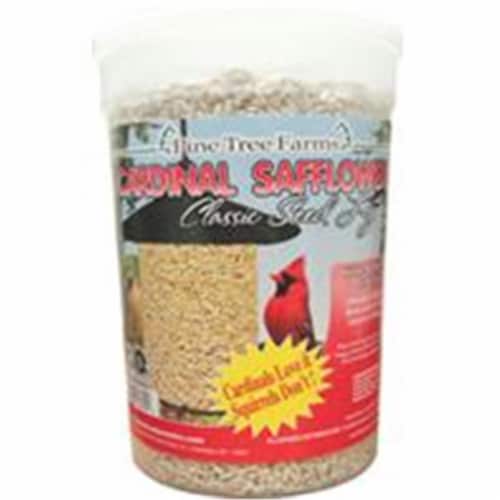 Pine Tree Farms 399641 72 oz Cardinal Safflower Classic Seed Log Perspective: front