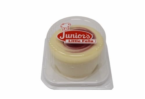 Junior's Little Fella Raspberry Swirl Cheesecake Perspective: front