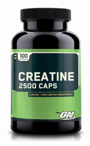 Optimum Nutrition Creatine 2500 Caps Perspective: front
