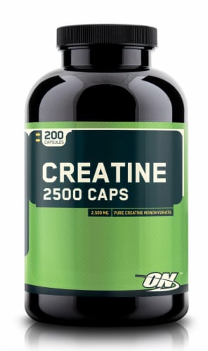 Optimum Nutrition Creatine 2500 Caps Perspective: front