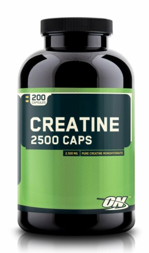 Optimum Nutrition Creatine 2500 Caps Perspective: front