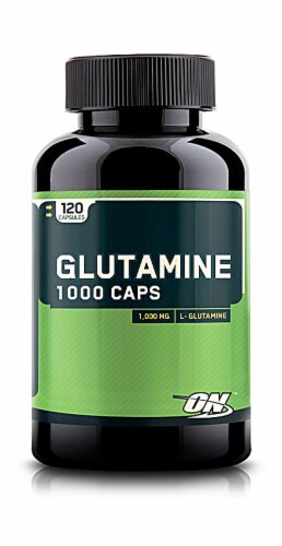 Optimum Nutrition  Glutamine Caps Perspective: front