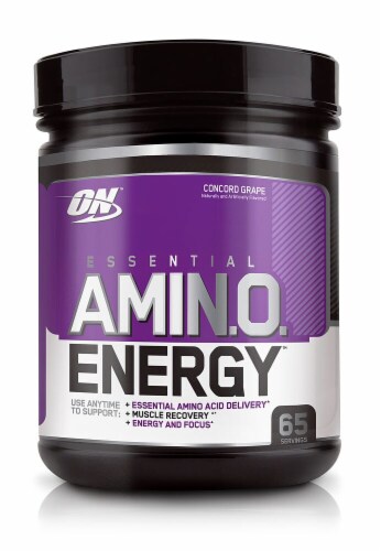 Optimum Nutrition Essential Amino Energy Concord Grape Perspective: front