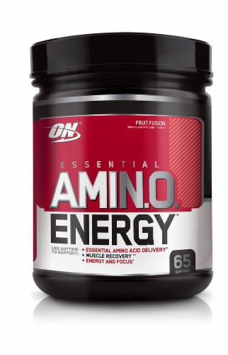 Optimum Nutrition Essential AMIN.O Energy™ Fruit Fusion Perspective: front