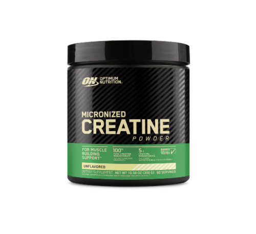 Optimum Nutrition Micronized Creatine Powder Unflavored Perspective: front