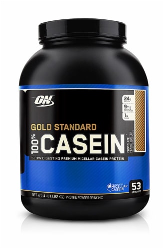 Optimum Nutrition Gold Standard 100% Casein Chocolate Peanut Butter Perspective: front