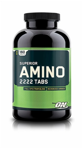 Optimum Nutrition  Superior Amino 2222 Tabs Perspective: front