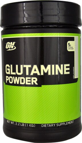 Optimum Nutrition™ Glutamine Protein Powder Perspective: front