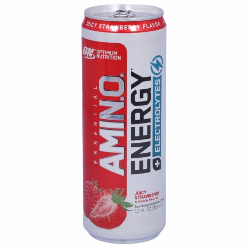 Optimum Nutrition Essential Amin.o Energy Juicy Strawberry Perspective: front