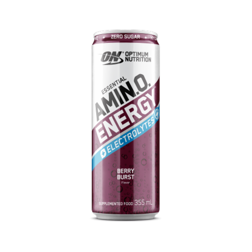ON® Amin.O. Energy™ Berry Burst Sparkling Sports Drink Perspective: front