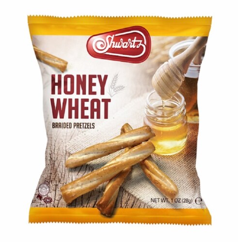 Shwartz Honey Wheat Breaded Pretzels Perspective: front