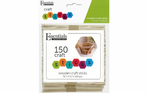 EBL Wood Craft Sticks Perspective: front