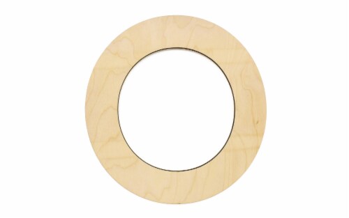 EBL Wood Letter 9.5 Birch O Perspective: front