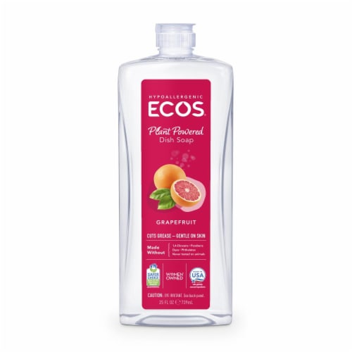 ECOS® Grapefruit Hypoallergenic Dish Soap Perspective: front