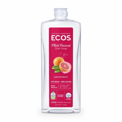 ECOS® Grapefruit Hypoallergenic Dish Soap Perspective: front