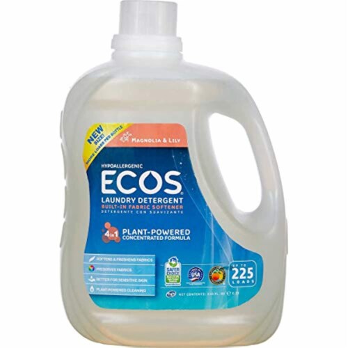 Earth Friendly Products Ecos Liquid Laundry Detergent, Magnolia and Lilies, 210 Ounce Perspective: front