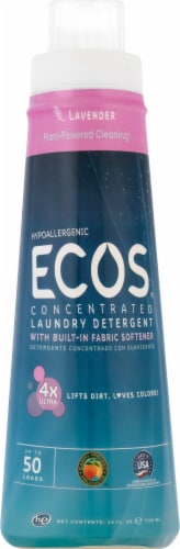 ECOS 4x Concentrate Lavender Laundry Detergent Perspective: front