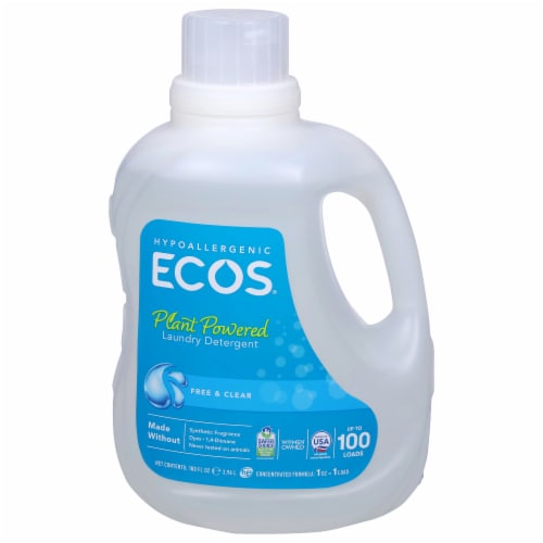 ECOS® Unscented Liquid Laundry Detergent Perspective: front