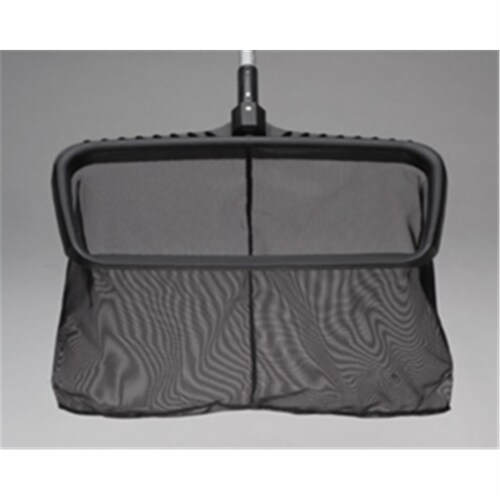 Ocean Blue Water Products 125020 Heavy Duty Deep Bag Leaf Rake with long wear mesh screen Perspective: front